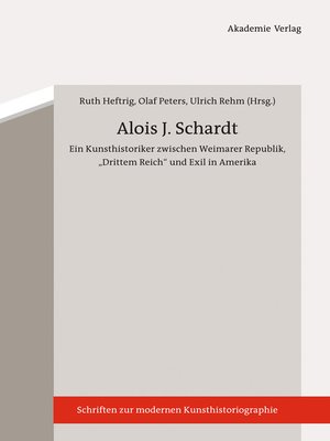 cover image of Alois J. Schardt